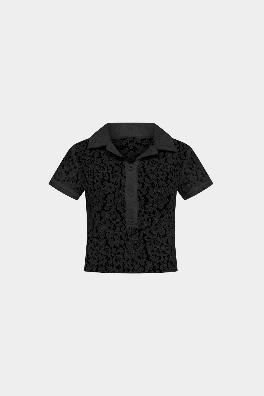 アメリヴィンテージ  LACE POLO SHIRT Ameri（アメリ）の「LACE POLO SHIRT（シャツ/ブラウス）」 - WEAR