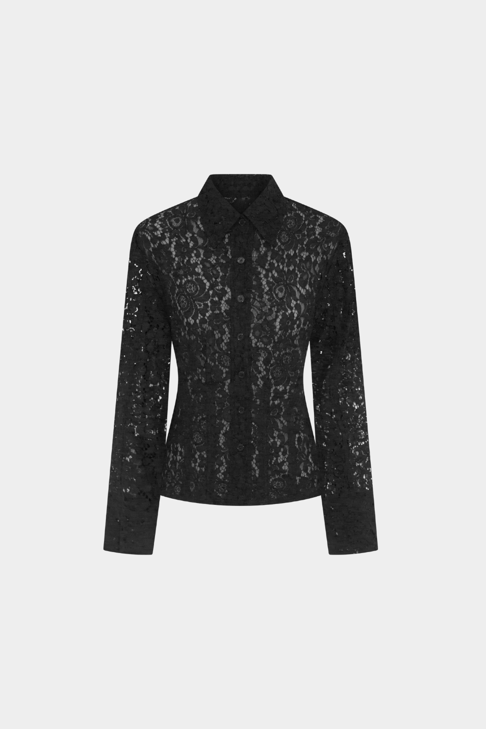 LACE BUTTON DOWN