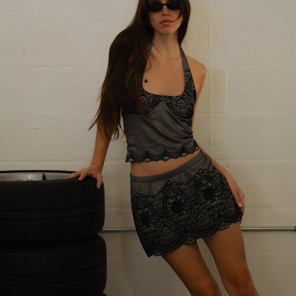
                  
                    LACE HALTER
                  
                