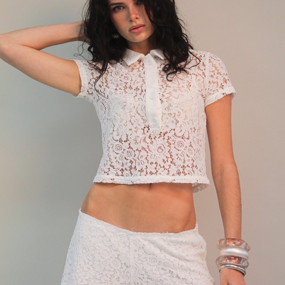 
                  
                    LACE MINI SHORTS
                  
                