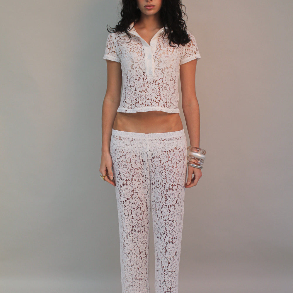 
                  
                    LACE TROUSERS
                  
                