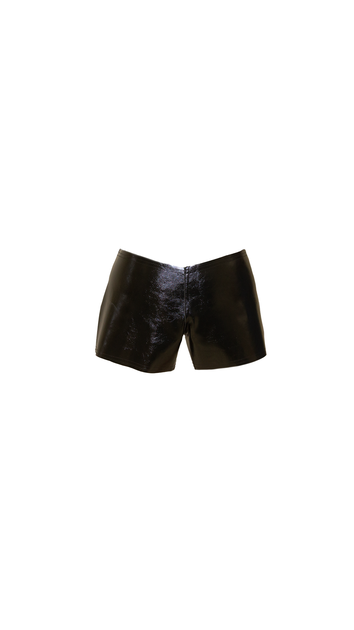 LEATHER MINI SHORTS
